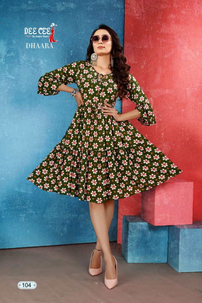 Dhaara By Deecee Short Printed Kurtis Catalog